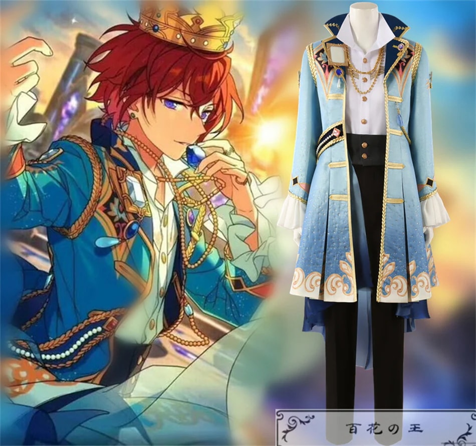 ES あんさんぶるスターズ Knights 戴く冠決意のギャンビット 朱桜司 月永レオ 鳴上嵐 瀬名泉 朔間凛月 コスプレ衣装 コスチューム ハロウィン 装服 仮装