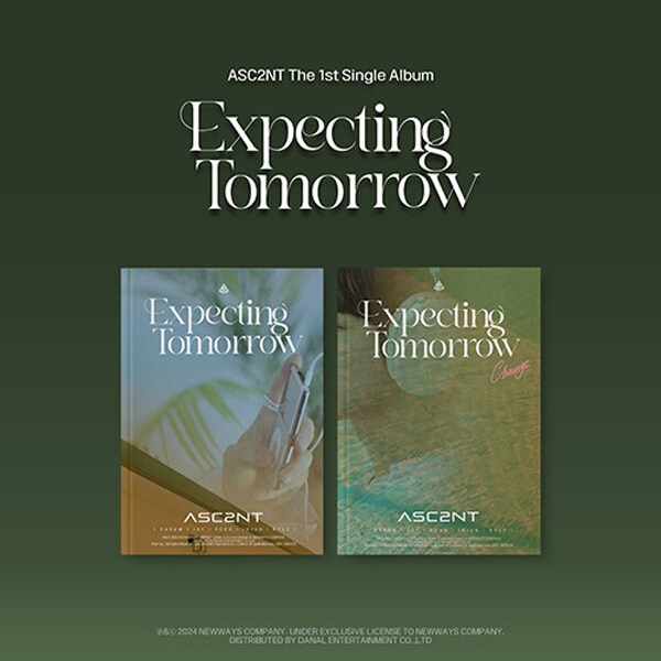 Set (2 albums) ASC2NT - The 1st Single Album Expecting Tomorrow