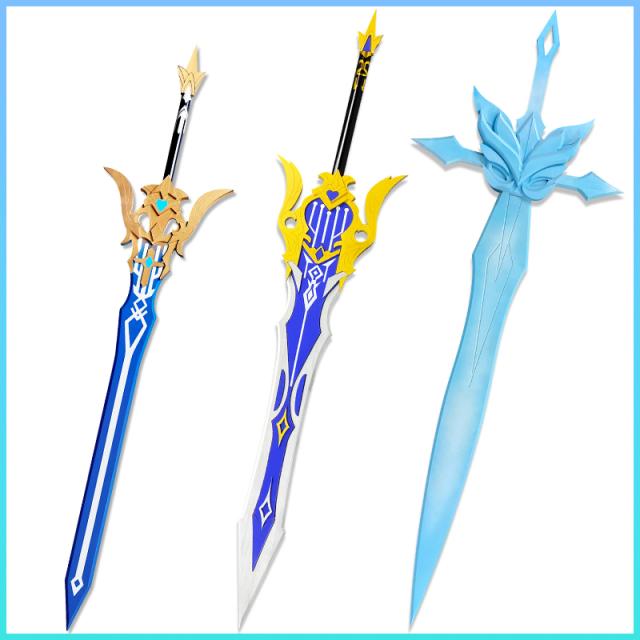 新タイプ追加 激安販売 原神 Genshin エウルア-Eula 楓原万葉 レザー 辛炎 行秋 松韻響く頃 蒼古なる自由へ誓い剣 道具武器 星5 コスプレグッズ