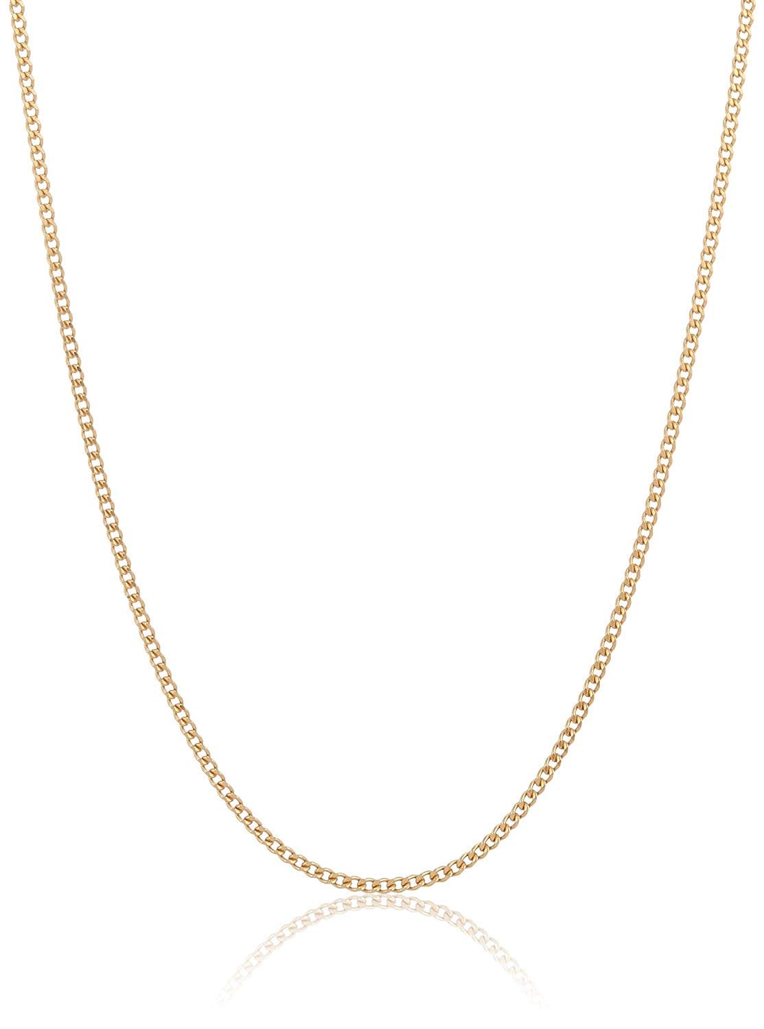 新品 K18 YG 18金 キヘイ チェーン ネックレス 0.28φ 1.7g 50cm