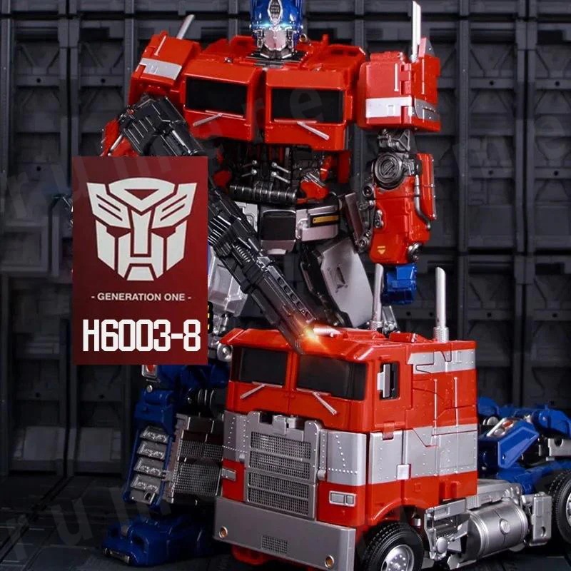 【迅速な出荷】AOYI MECH Leader H6003-8 Transformers コンボイ 眼/ピストル 発光 オプティマスプライム トランスフォーマー