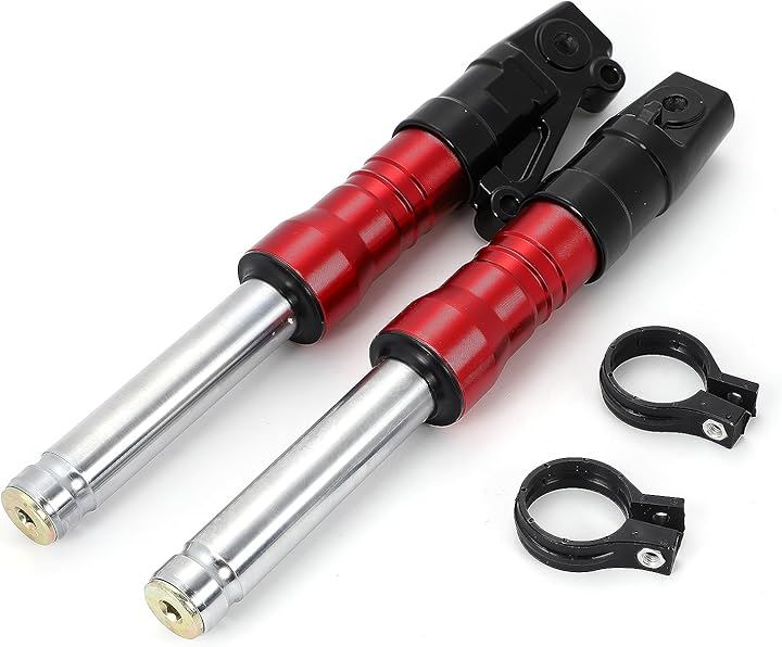 ホンダ 用 ディオ フロント フォーク 27mm ディスク ブレーキ 左右 SET ライブ ZX DIO AF18/AF27/AF28/AF35/AF34 HONDA 社外品(レッド)