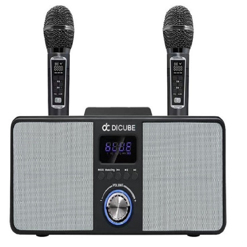 [ミラーボール贈呈] デュエットカラオケ Bluetoothワイヤレスマイクスピーカー 高出力大容量バッテリー