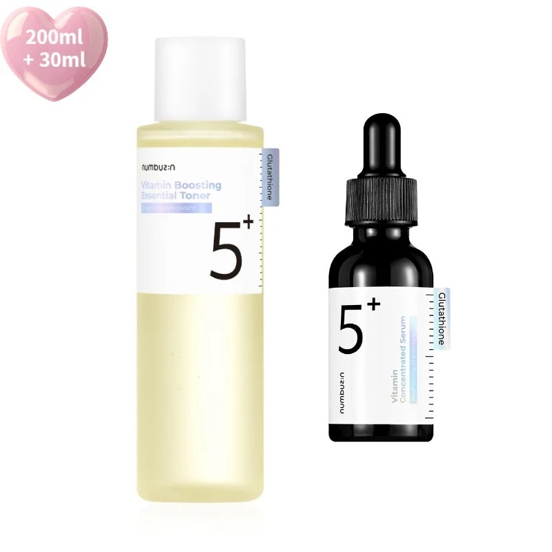 5番 白玉セット [グルタチオンＣ化粧水200ml + 美容液 30ml]