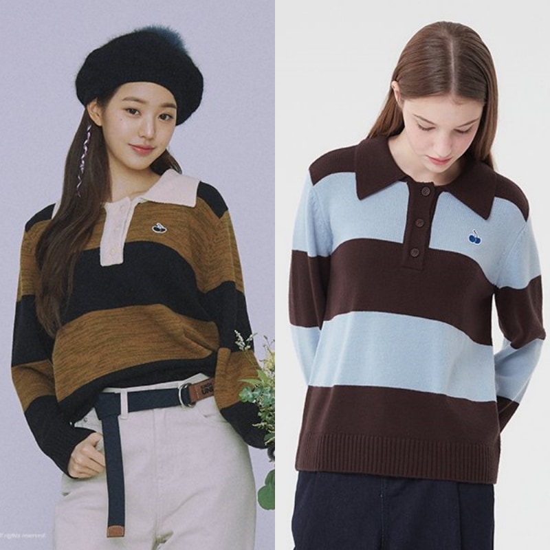 UNI SMALL CHERRY POLO RUGBY KNIT 韓国正規品 8,970円