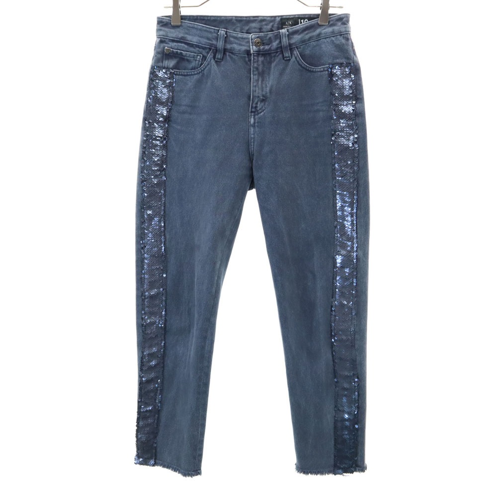 スリムデニムパンツ 25 グレー系 レディース