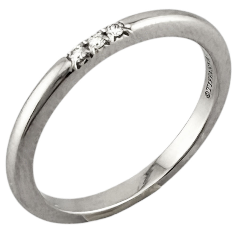 ティファニー フォーエバーウエディング リング 指輪 10号 Pt950プラチナ ダイヤモンド TIFFANY&Co. 中古 美品