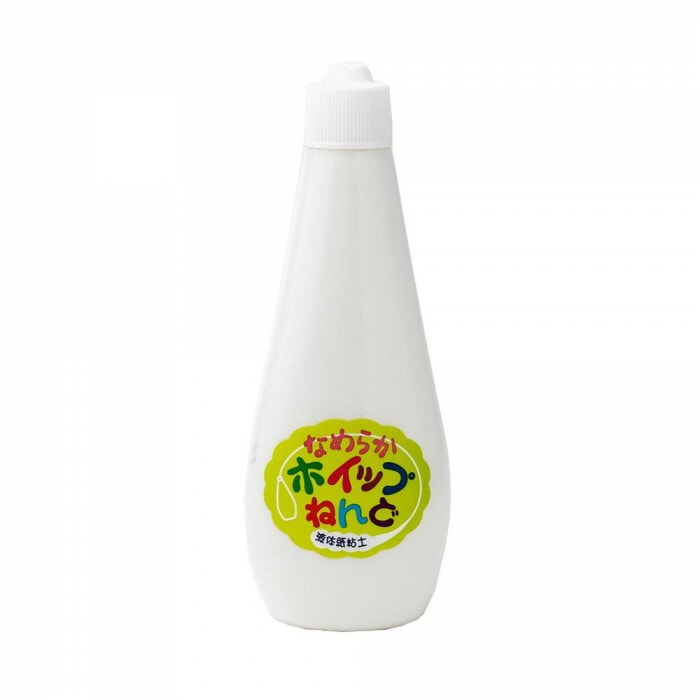 なめらかホイップねんど（液体紙粘土）　白　星形ヌキ穴付きチューブ入り　450gx10個