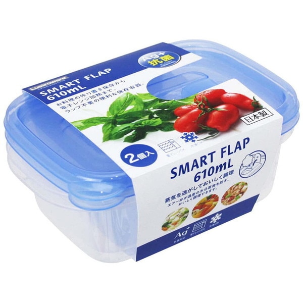 ���X�g���E�F�A �X�}�[�g�t���b�v �p�^ M 610ml 2�� A-041KB