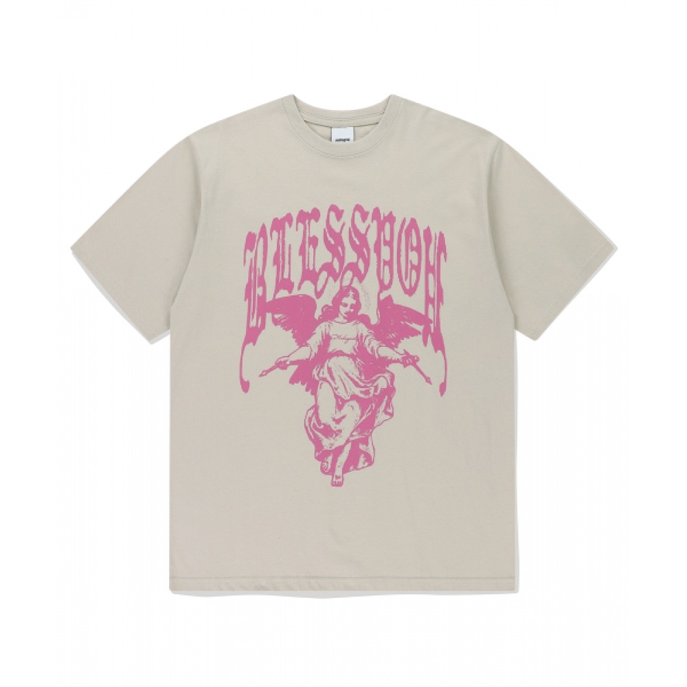 マハグリッドブレス T シャツベージュ (MG2EMMT533A)