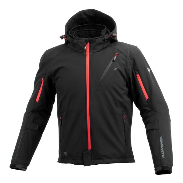 JK-5792 ソフトシェル W-PARKA-IFU NEOBK/RD M 07-5792/ネオBK/RD/M