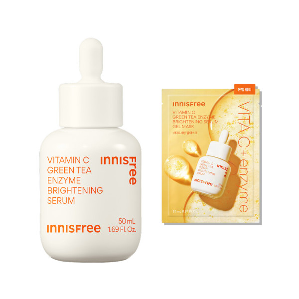 【Innisfree】 Vita CグリーンティーエンザイムJobtiトーニングセラム50mL(贈呈品なくなり次第予告なしで贈呈終了)