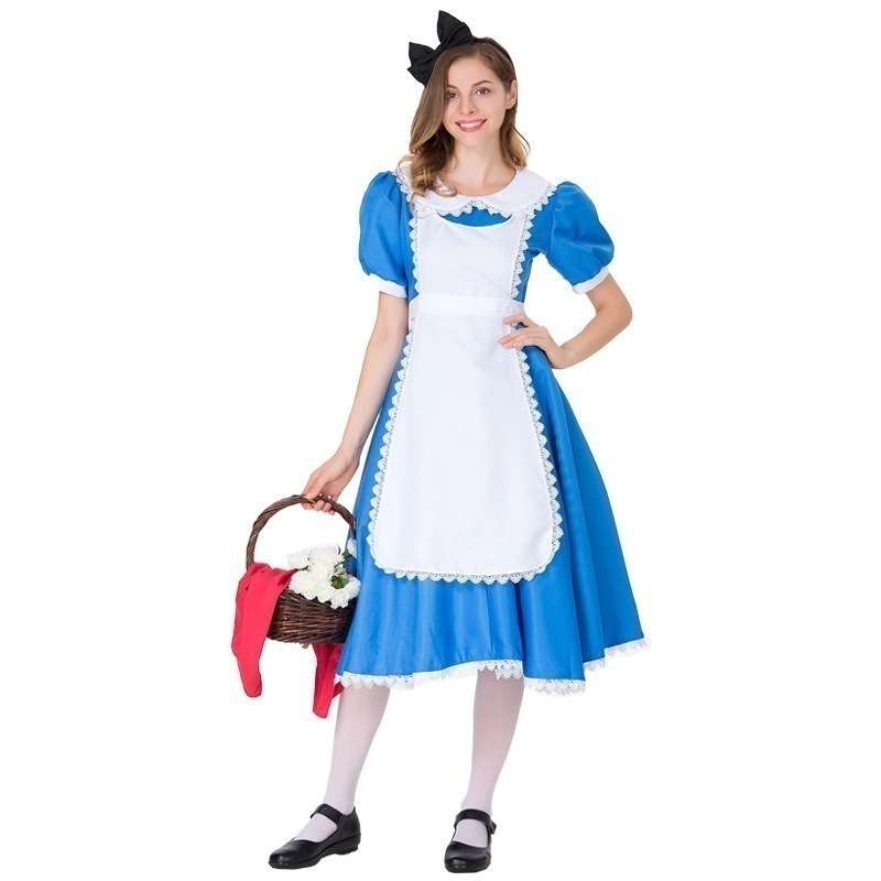ハロウィン ヨーロッパとアメリカ 不思議の国のアリス メイド服 メイド服 コスプレ ステージ衣装