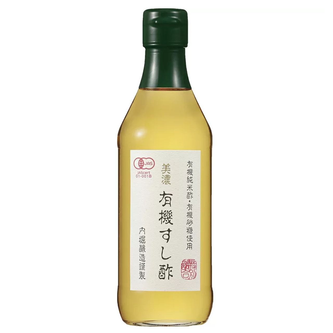 内堀醸造 美濃有機すし酢 360ml 12個 寿司酢 すし酢 オーガニック 酢 す 米酢 酢飯 うちぼり 内堀 有機純米酢 有機砂糖