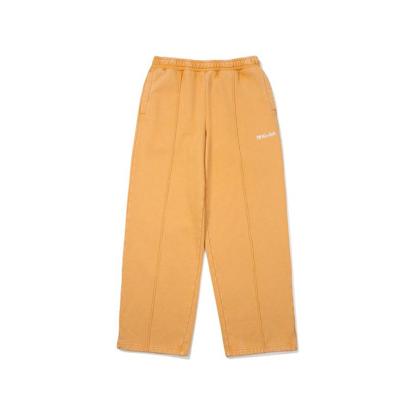 [公式]エッセンシャルスノーウォッシング裏起毛ストレートパンツ YELLOW
