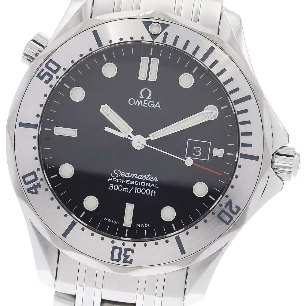 オメガ OMEGA 2261.50 シーマスター300 デイト クォーツ メンズ _900759【中古】