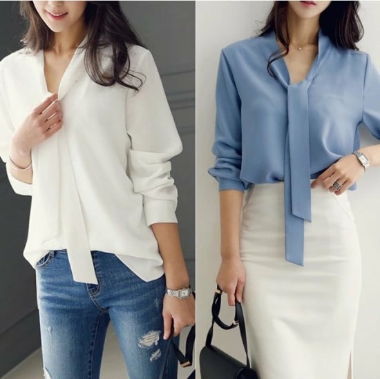 シフォンブラウス長袖 ブラウストップスボウタイ付き オフィス トップス レディース 大きいサイズ シフォンブラウス長袖 ブラウストップスボウタイ付き オフィス 春 トップス レディース 大きいサイズ 5,765円