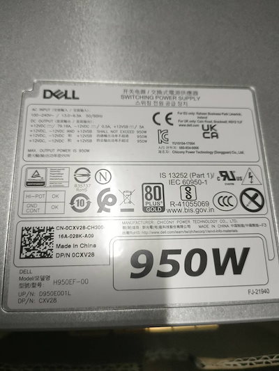 Qoo10] 電源ユニット D950EF-00 H95