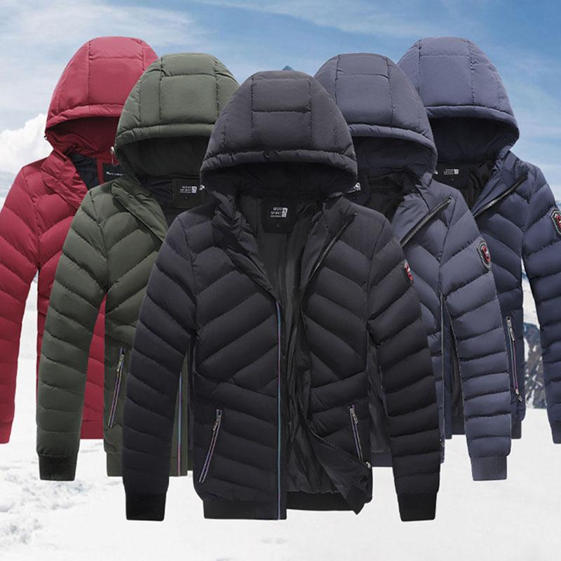 中綿ファッションメンズファッションジャケットメンズファッシパーカージャケットショートアウター防風防寒