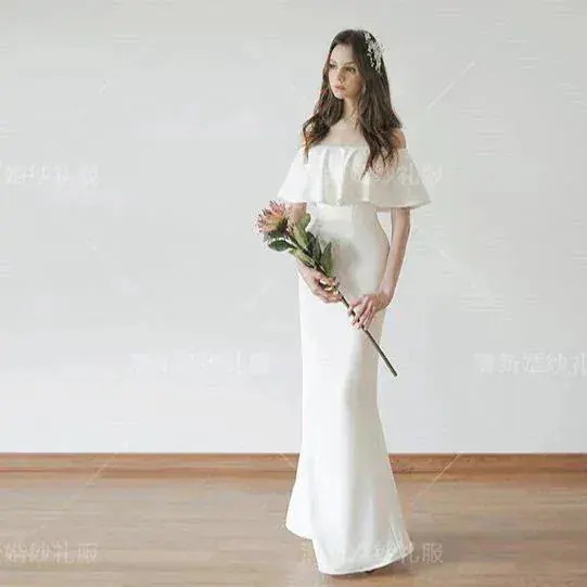 【限時優惠】パーティードレス 前撮り 白 ロングドレス ウェディングドレス 結婚式 演奏会 花嫁 お呼ばれ 69 ウェディング 成人式 二次会 サイズオーダーメイド可能 ワンピース