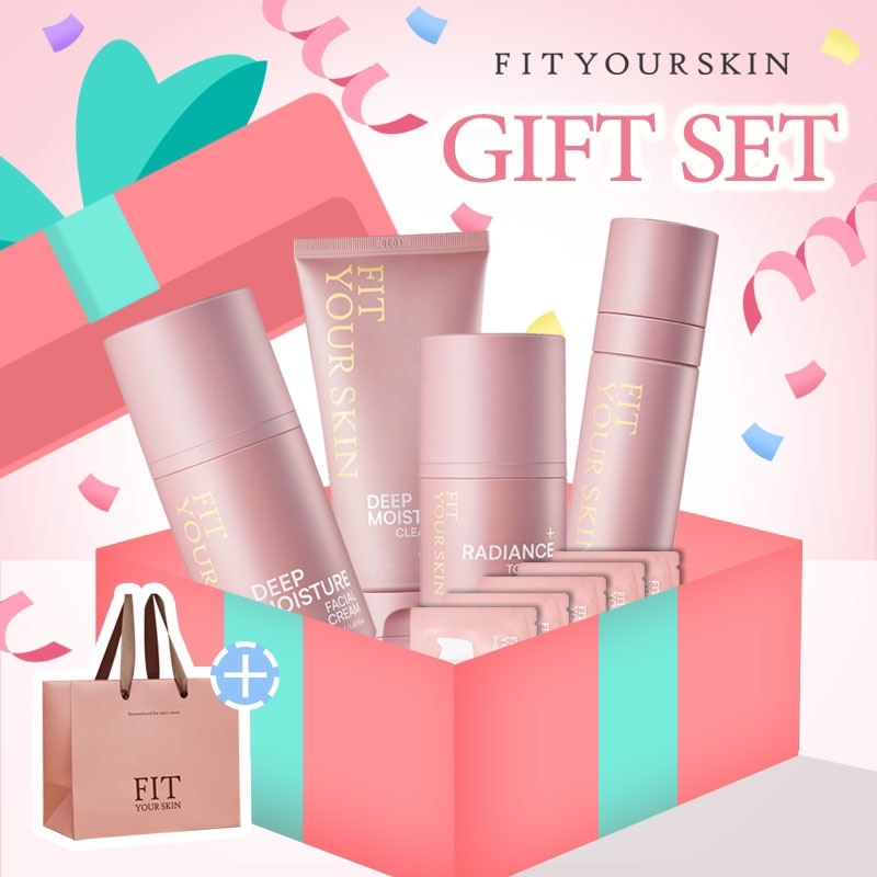 【紙袋付け】 高保湿 水分ケア4種ギフトセット(クリーム+トーンアップエッセンス+ミストトナー+クレンジングフォーム+トーンアップエッセンス5枚) ギフト / 女性/ スキンケア / 韓国コスメ/福袋