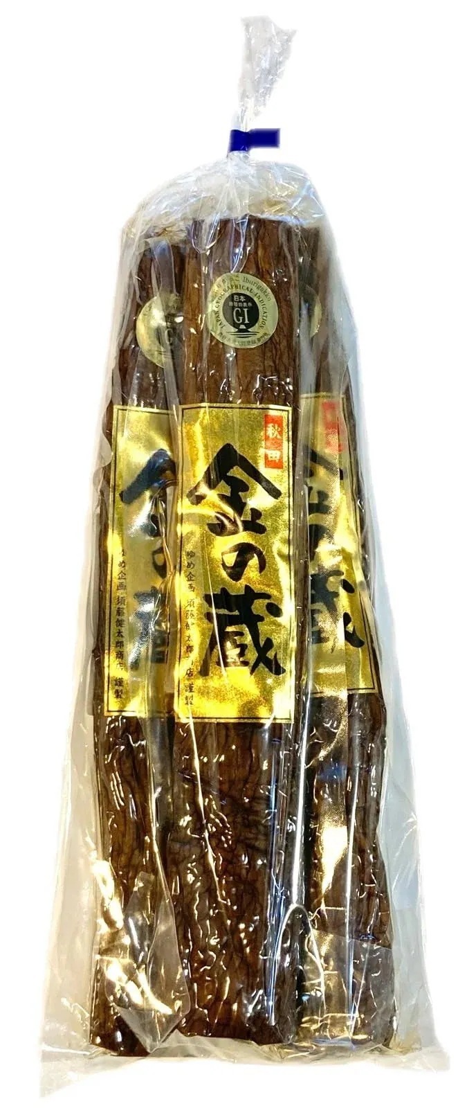 いぶりがっこ 燻りがっこ 無添加 金の蔵３本セット 秋田 漬物 webtet (Lサイズ)