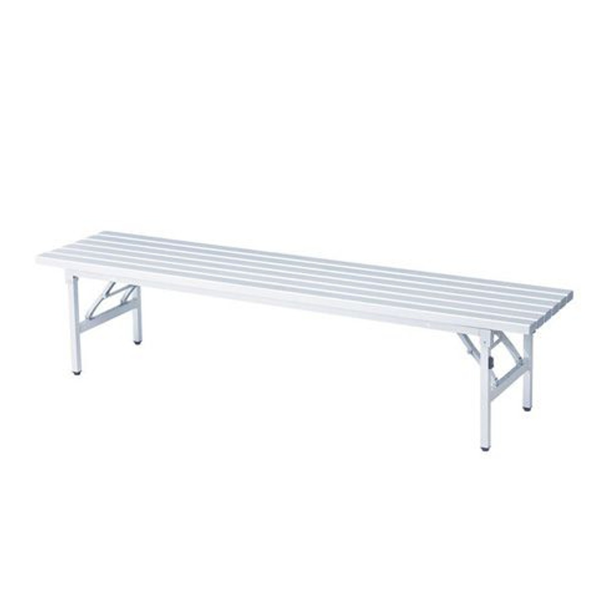 ベンチ アルミ折りたたみベンチ AFB-1S 屋外ベンチ 屋内外 折りたたみ アルミ 長椅子 イス 背もたれ無し 屋内 屋外 折畳み 180cm幅 座面高42cm 公園 法人限定
