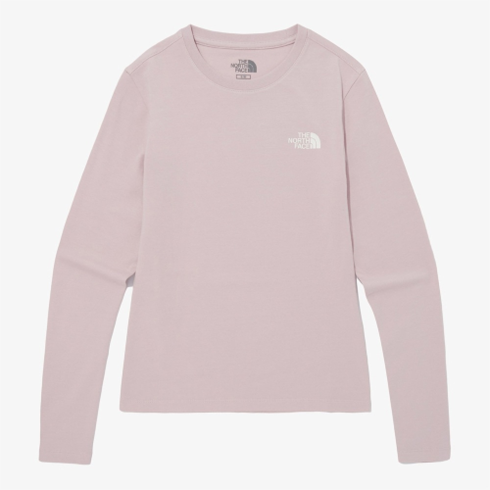 ザ・ノース・フェイス NT7TQ32L ホワイトレーベル女性用コアロングスリーブラウンドTシャツ