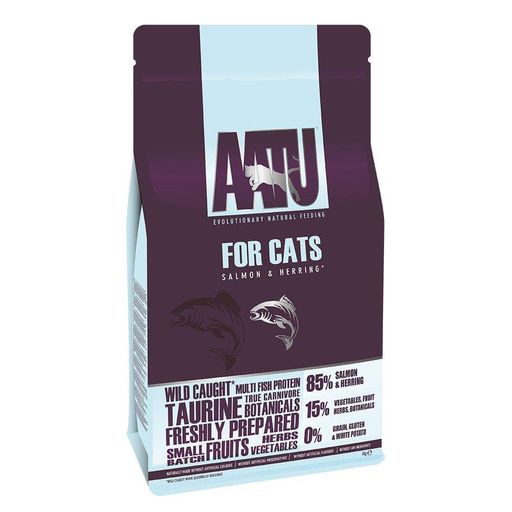 AATU(アートゥー) キャットフード サーモン グレインフリー(穀物不使用) 1KG 成猫用