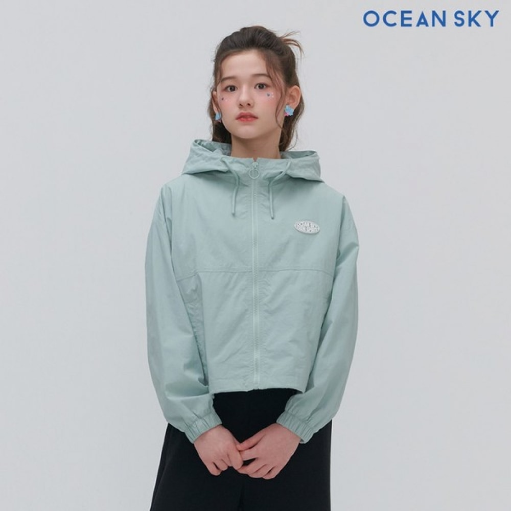 オーシンスカイ 女の子用 風よけクロップジャンパー DAJG4152B0S