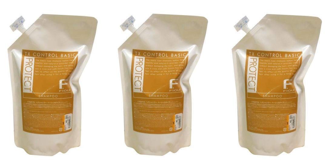【X3個セット】 フィヨーレ Fプロテクト ヘアシャンプー ベーシックタイプ 1000ml 詰替え用