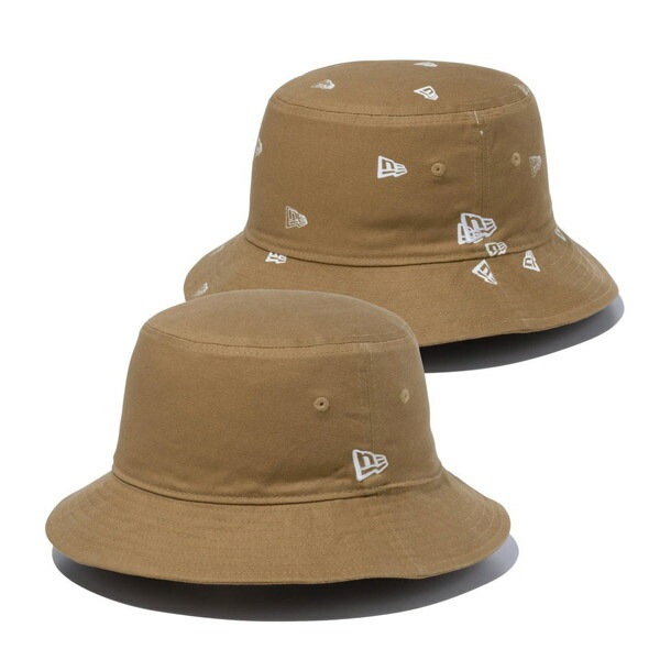 NEWERA ニューエラ バケット01 リバーシブル Reversible Bucket カーキ / フラッグロゴ モノグラム　メンズ 男性 レディース 女性 帽子 ハット 送料無料 NEW ERA