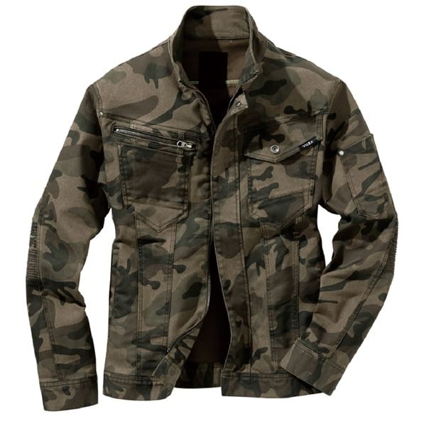 村上被服 蛇腹ジャケット 1803 カラー：ミリタリー サイズ：6L