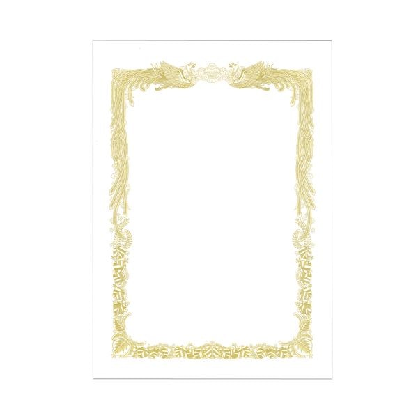 (まとめ) TANOSEE 賞状用紙 白 A4 ヨコ書用 1冊（10枚） (×30セット) 16,637円