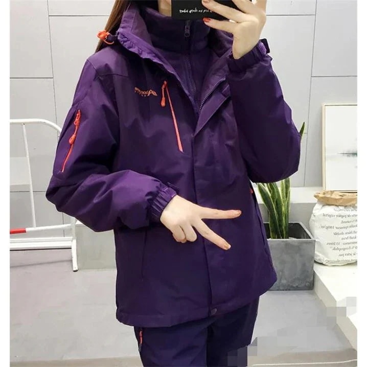 マウンテンパーカ レディース 2点セット ウィンドブレーカー マウンテンパーカー 防寒ジャケット 防