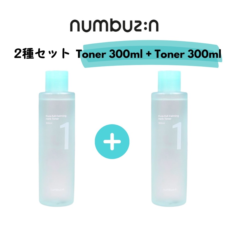 1番 薬草たっぷり93％鎮静トナー, 300ml + 1番 薬草たっぷり93％鎮静トナー, 300ml 1+1