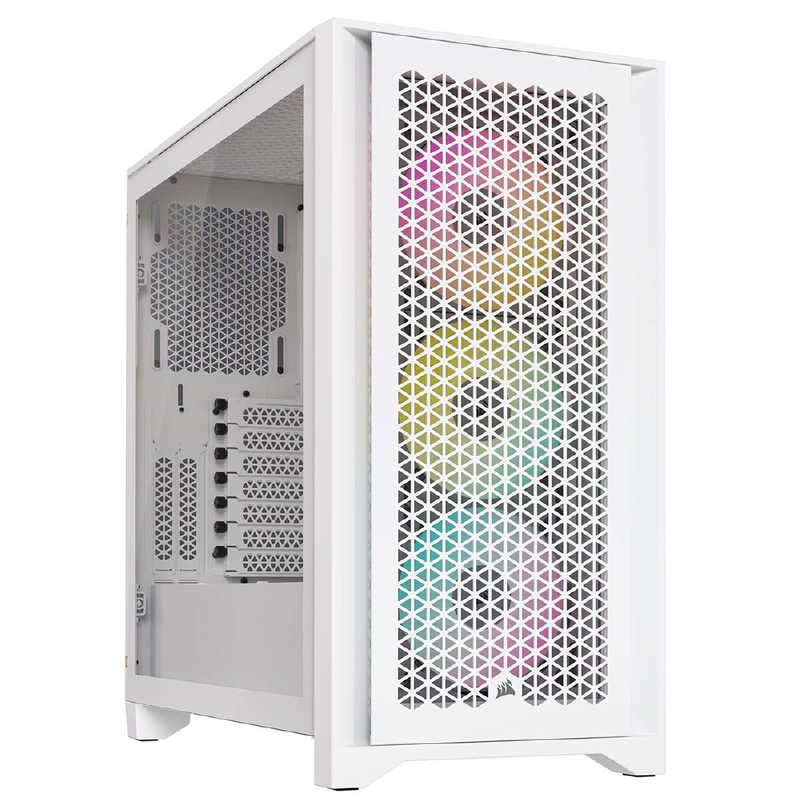 コルセア CORSAIR PCケース 4000D RGB AIRFLOW TRUE WHITE CC-9011241-WW