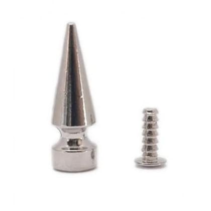 大袋 スパイクリベット(ロンドン鋲) 大 ニッケル 100ヶ PI1311-100