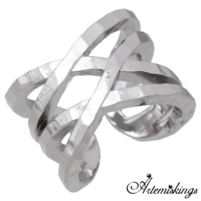 アルテミスキングスxエレノア Artemis Kings x Elenore ダブルネーム ラップ シルバー リング 指輪 アクセサリー 9号14号 AKELR0004S