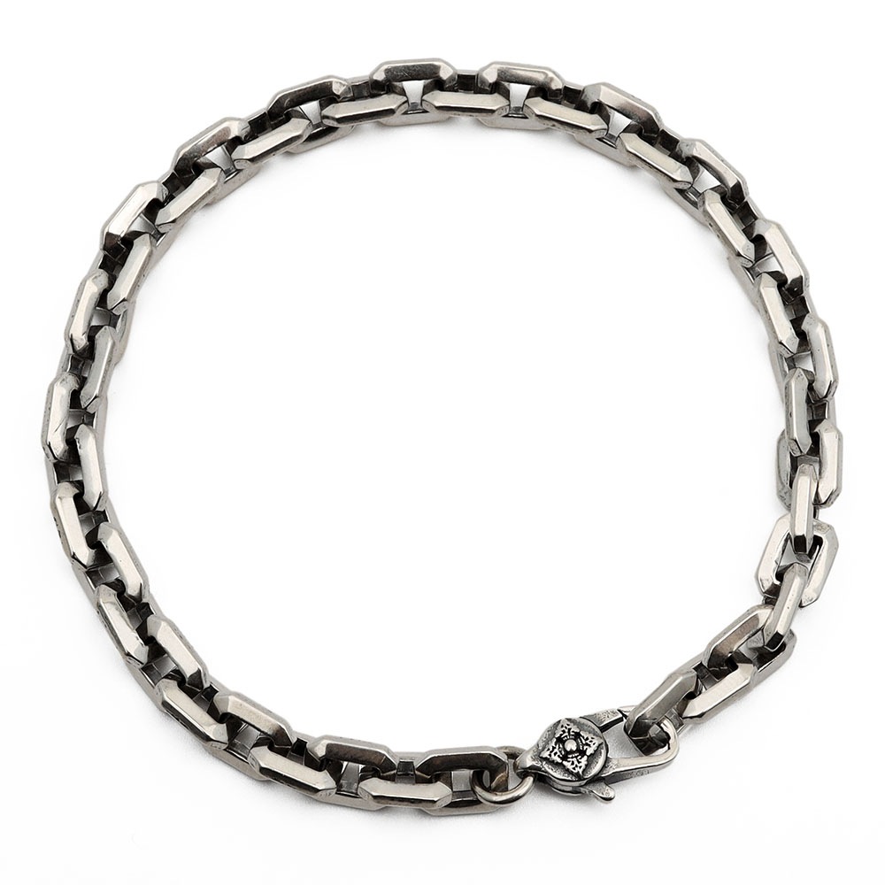 925 六字真言 チェーンブレスレット [bs178]