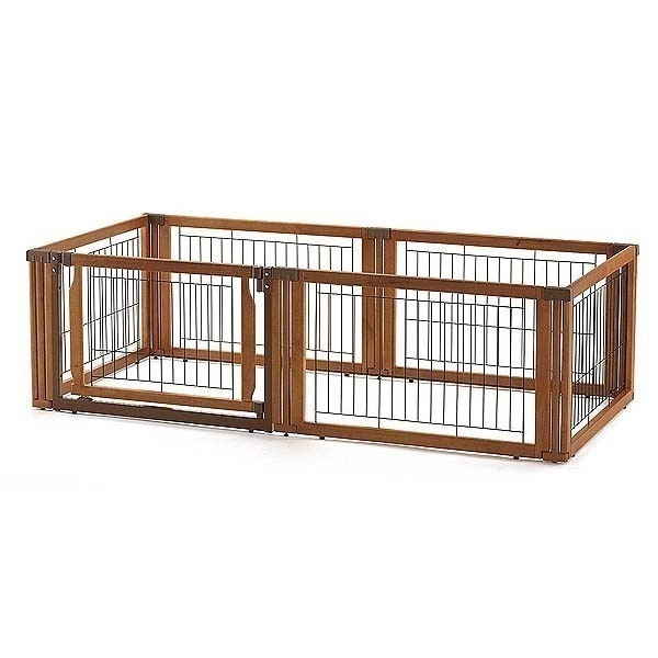 犬 サークル 木製 3WAYサークル 6面50H 高さ約50cm 犬 ケージ ゲージ 室内 ゲート 仕切り 小型犬 中型犬 柵 ペット用 フェンス ペットサークル ハウス リッチェル 【D】