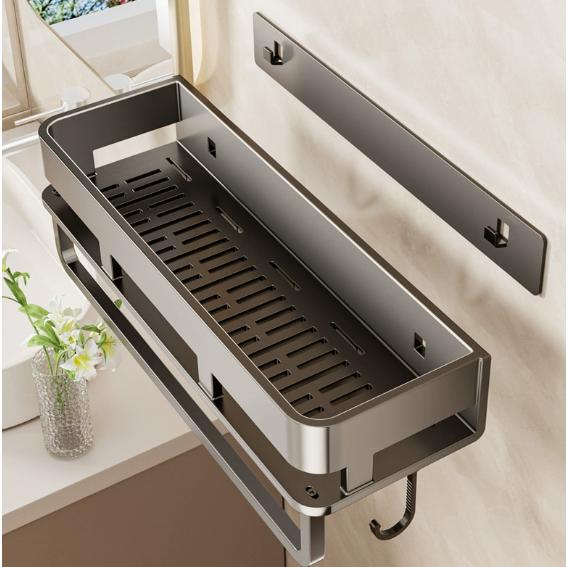 期間限定特典10%浴室ラック キッチン 強力 バスラック 浴室用品 シャンプー リンス 石鹸 ボディーソープ スポンジ タオルハンガ 収納 置き場 お風呂用品浴室ラック キッチン