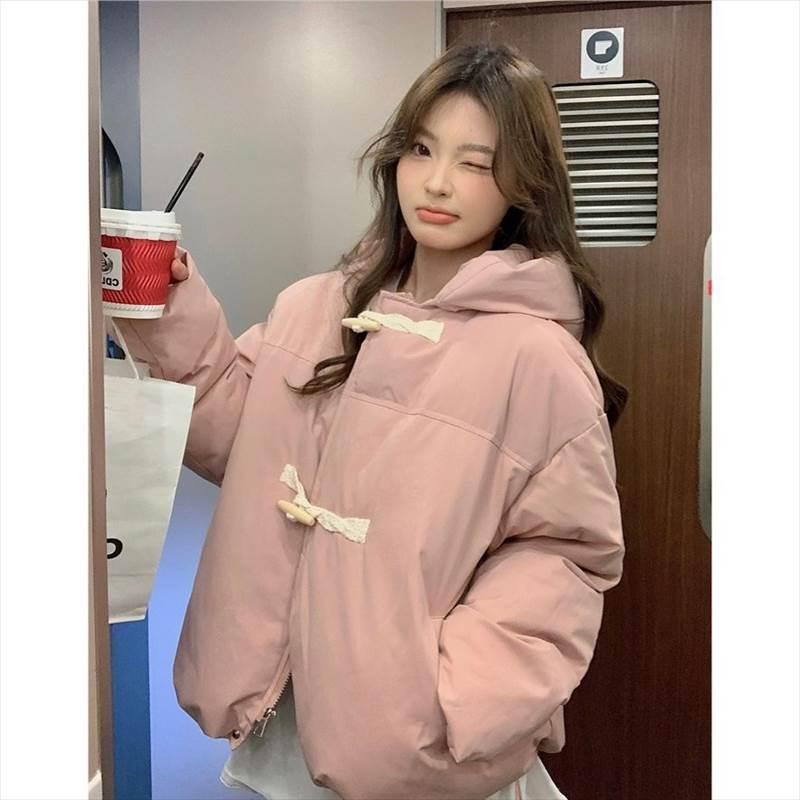 アウター レディース ダウンジャケット ショートコート キルティング フーディ フード付き 中綿 前開き トグルボタン ポケット 防寒 防風 大人可愛い きれいめ シンプル カジュアル ベーシック お