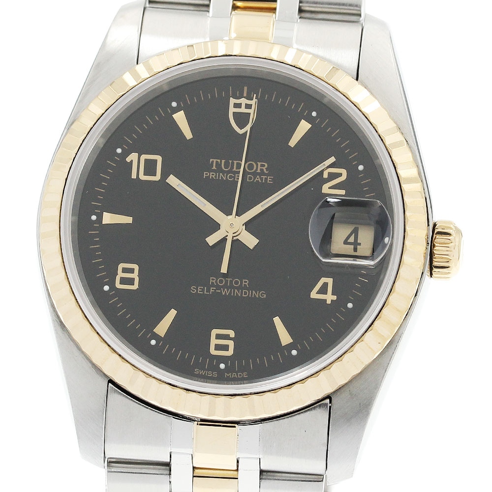 チュードル TUDOR 74033 プリンス デイト 自動巻き メンズ 良品 保証書付き_921828【中古】