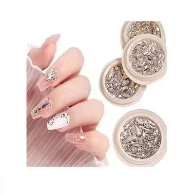 のネイル アート クリスタル クリア 超 きらめく ネイル ライン ストーンミックス2+2