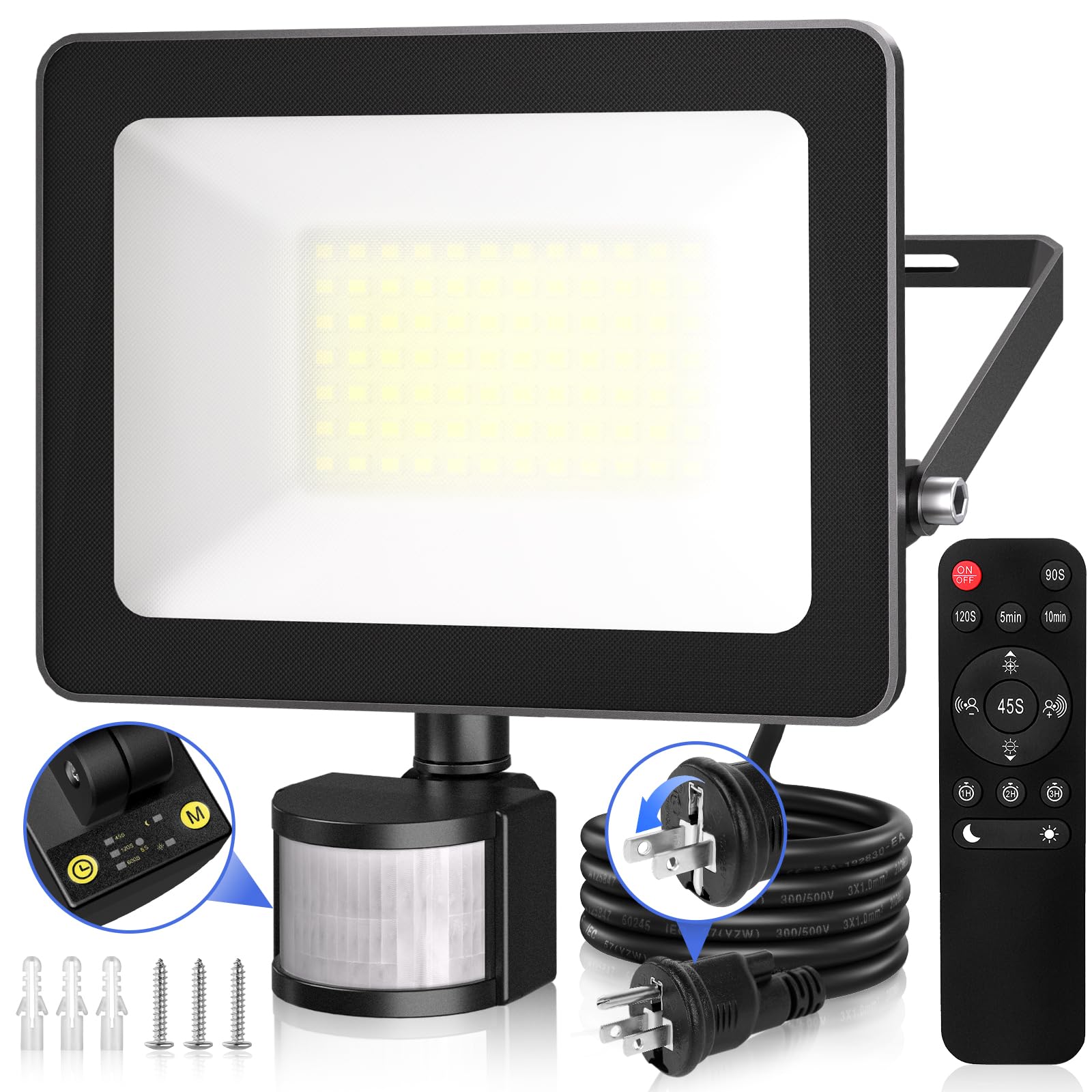 CLY センサーライト 屋外 人感センサーライト 防 犯ライト LED