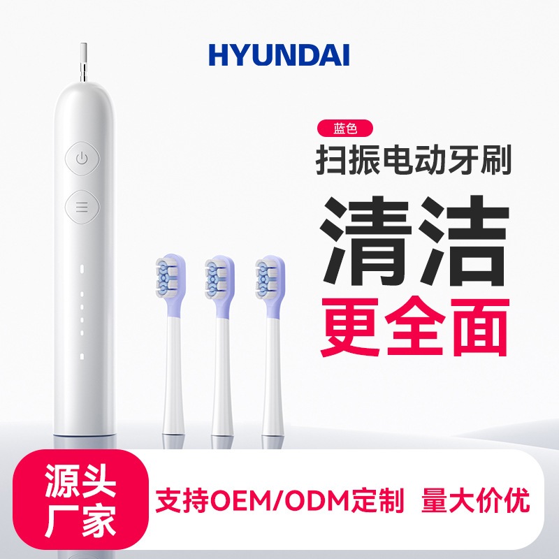HYUNDAI ソニックスイープバイブレーション電動歯ブラシ 充電式電動防水全自動 カップル向け大人向けギフト