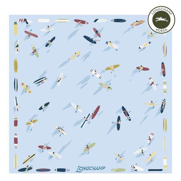 [公式] 26SS シルクスカーフ 50 50668GSO028