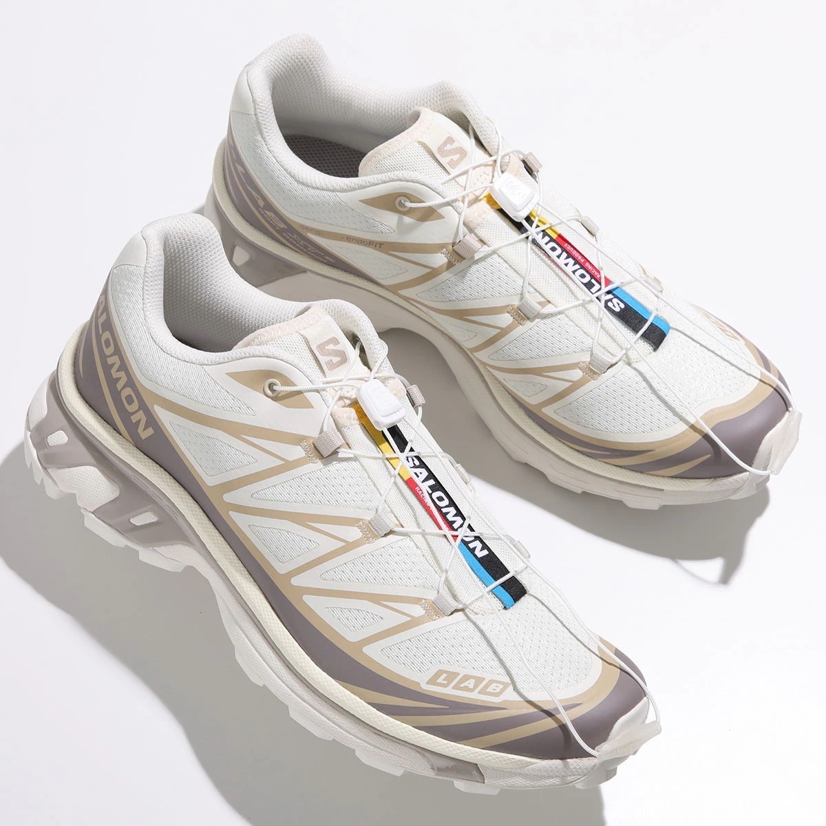 SALOMON サロモン スニーカー XT-6 L47737700 レディース ローカット 軽量 メッシュ シューズ 靴 Vanilla-Ice/Iron/Etherea