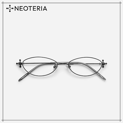 【NEOTERIA】 QNOTI · BLACK メガネ 正規品 7,693円